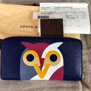 Louis Vuitton Zippy Wallet,Epi Leather -Night Bird